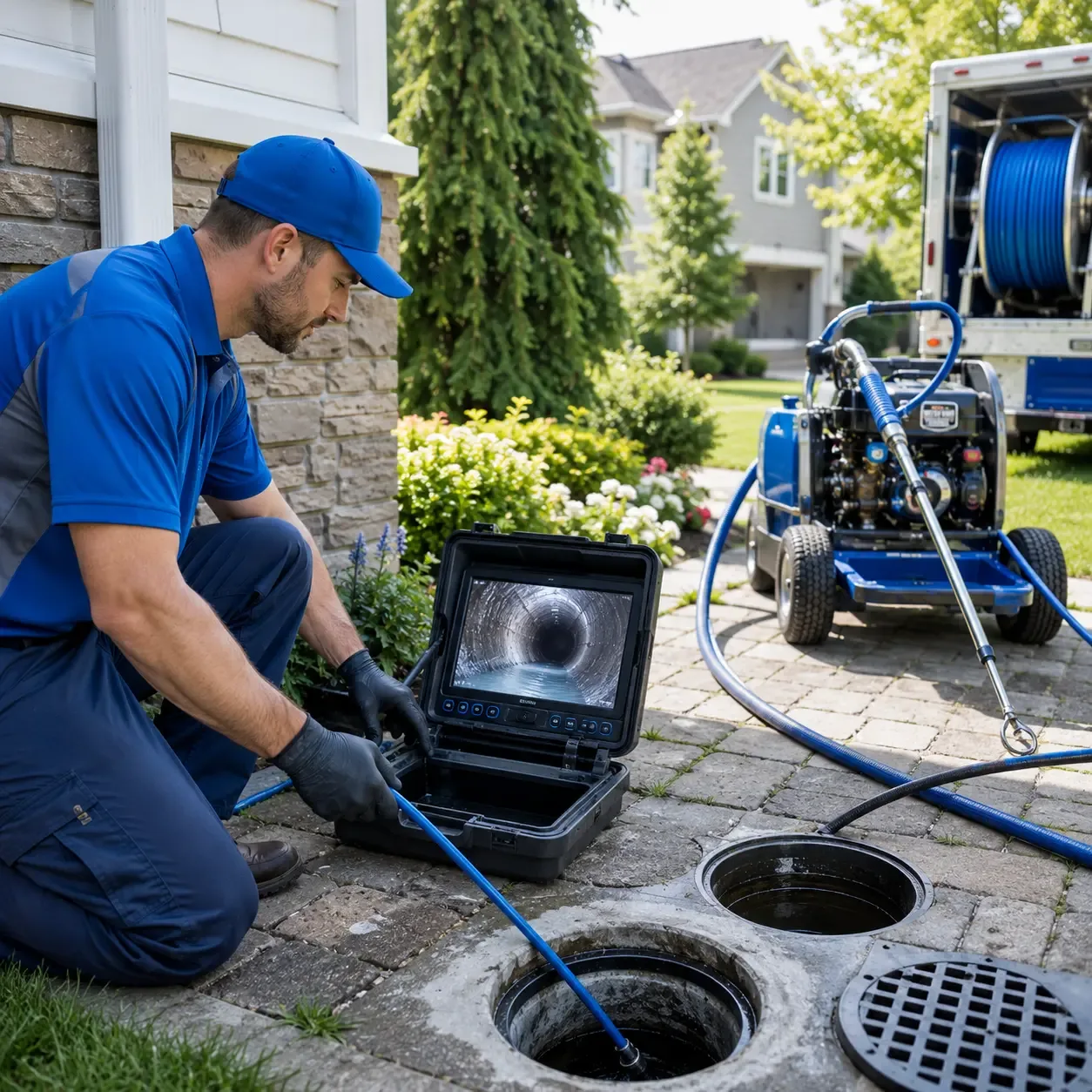 Outdoor drain cleaning professionals serving Jersey City, NJ